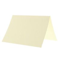 JAM PAPER Blank Foldover Cards - 3 1/2 x 4 7/8 (Fits in 4bar A1 Envelopes) - Ivory - 100/Pack