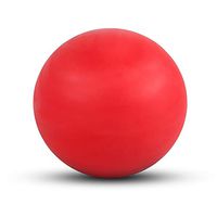 WOVTE Massage Lacrosse Ball for Sore Muscles, Shoulders, Neck, Back, Foot, Body, Deep Tissue, Trigger Point, Muscle Knots, Yoga and Myofascial Release (Red)