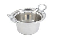 Bon Chef 5650HRSS Casserole, Arches on the Rim with Round Handles, Stainless Steel