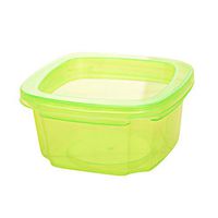 Yamalans 1Pc Portable Baby Food Proof Food Safe Materials Saver Food Storage Containers Great Lunch Box for Meal Prep Reusable Stackable Storage Containers Green