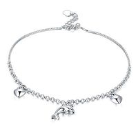 Beautiful Korean Jewelry Dolphin Lovers Foot Chain Silver Color Ornament GE Girls Beach Pendant Ankles Womans Bracelets Elegant Colorful Bracelet Woman Design