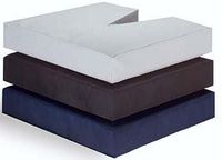 Blue Chip Memory Foam Coccyx Wheelchair Seat Cushion (1) Comes standard in Blue
