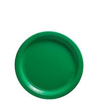 Kelly Green Disposable Dessert Plates, Premium, Lacy Design, Elegant, Fancy, Heavy Duty, Ideal for Weddings, Parties, Catering (20-ct. Pack)