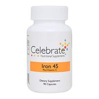 Celebrate Vitamins - Iron + C 45 mg Capsules - 90 Count
