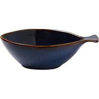 AXZHYX Bowl Ceramic Tableware Cartoon Small Fish Fruit Salad Tray Noodle Soup Shallow Bowl Dish Food Utensils 19.7x13.2x6cm Hotel Tableware Home Noodles Boiled Fish Soup Bowl