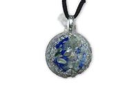 Green Pastures Orgone Pendant- Tibet Quartz, Blue Lapis, Green Aventurine