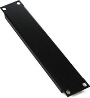 Middle Atlantic Products HRBL1 - Half Rack 1U Black Panel, Black