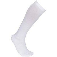 EvoNation Men's USA Made Graduated Compression Socks 20-30 mmHg Firm Pressure Medical Quality Knee High Orthopedic Support Stockings Hose - Best Comfort Fit, Circulation, Travel (Medium, White)