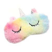 Fxaelian Cartoon Novelty Unicorn Eye Mask for Sleeping Sleep Mask Sleeping Mask Eye Cover For Sleeping Kids Adult