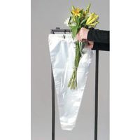 Flower Bouquet Unprinted 37 Micron Clear Cellophane Bags Plastic Sleeve Bag 50 Pcs 12x18x4