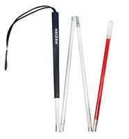Europa Folding Aluminum Cane -4 Section - 52 inches