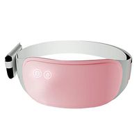 Carltina 2.0 Portable Heating Pad Plus Massage for Cramps Lower Back Stomach Pain Relief | USB Graphene Warming Waist Belt with 3 Gear Temperature and Vibrations(Vibration Massage Pink-no Battery)