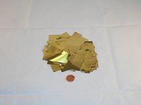 Metallic Confetti Rectangle (Gold)