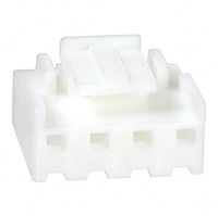 TE Connectivity/AMP, 1-1123722-4, 4 Position Rectangular Housing Connector Plug Natural 0.156" (3.96mm)