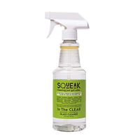 SQUEAK in The Clear Glass Cleaner – Geranium and Lemongrass – 16 Fl. Oz. Spray Bottle