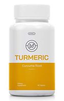 Organic 1400MG Turmeric Curcuma Root Pills with Organic Black Pepper Supplement 90 Tablets. Potent Pain Relief, Anti-Inflammatory, Antioxidant, Joint Support. Non-GMO, No Soy, Gluten-Free.