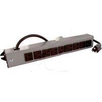 Wiremold L10320, Power Strip, 6 foot cord, 9 outlets
