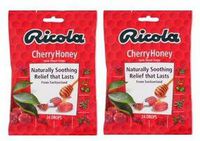 Ricola Cherry Honey Herb Throat Drops 24 ct Bag (Pack of 2)