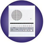 Aiphone LEF-10C Open Voice Selective Call Master Intercom with All-Call and Door-Release Buttons; Semi-Flush Mount; Accepts Up to 10 Connecting Door, Sub-Master, or Master Intercoms