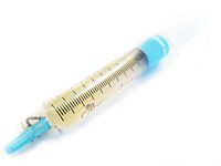 Liquid Fungi Blue Oyster Mushroom Culture Syringe - Spore Free Live Mycelium