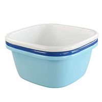 Wekiog 16 Quart Dish Pan, Plastic Tub Basin, 3-Pack, Colorful