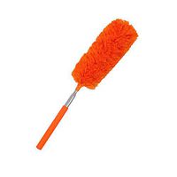 ZTY66 Microfiber Extendable Hand Dusters Washable Dusting Brush with Telescoping Pole for Cleaning Car, Computer, Air Conditioning, TV and Else (Orange)