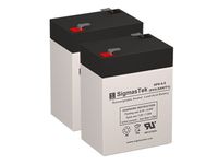 3FM4.5 6 Volt 4.5 AmpH SLA Replacement Battery with F1 Terminal