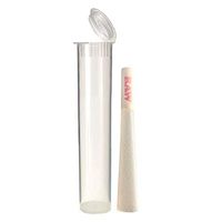 98MM Clear Doob Tubes | 200 Pack | Waterproof Airtight and Smell Proof Blunt Vial Container | Child Resistant with Squeeze Pop Tops | BPA-Free | Ideal for Storing Pre Rolled Raw Cones
