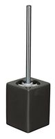 Kleine Wolke Flash Mordern Stoneware Toilet Brush Holder 15.35" t X 4.33" w (Black)