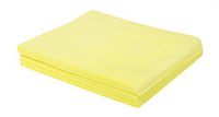 TaskBrand N-DSMFPY Hospeco Mineral Oil Treated Duster, Quarter-Fold, Poly Packed, Specially Treated to Attract and Hold Dust, 18" x 24", Yellow (10 Packs of 50)