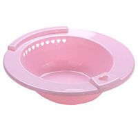 HEALIFTY Portable Sitz Bath Toilet Soaking Hip Bath Toilet for Pregnant Women(Pink)