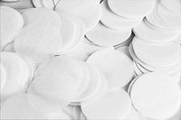 Forum Novelties PCW White Dots Tissue Paper Confetti .8oz, Multi (Pack of 12)