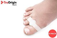 Double Loop Toe Separator, and Bunion Corrector (6 Pieces / 3 Pair) - Straighten & Correct Toes - Soft Gel Splints - Rapid Relief - Wear with Shoes/Socks for Women/Men
