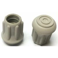 Protective Leg Tip, Slipon, Rd, 31/64", PK25