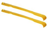 Set of 2 Bamboo Back Scratchers! 3 Assorted Colors - 20" - Hand Held Massager and Back Scratcher Tool!