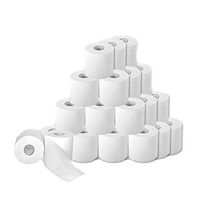 Clean Toilet Tissue 20 Large Rolls 4 Ply，Paper Roll Bathroom Bath Household Kitchen Tissues