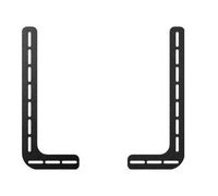 Universal Sound Bar Bracket - Perfect for Mounting Above or Under TV, Fits Most TVs with a Weight Capacity of 66lbs