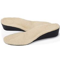 ZALING Super Cozy Wool Felt Height Increase Insole Winter Sheepskin Warm Insole L 1.5CM