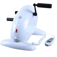Pedal Exerciser, Electric Stepper for Machine Stroke Hemiplegia Training Equipment Upper and Lower Limb Training Rehabilitation Physiotherapy, White (Color : A)