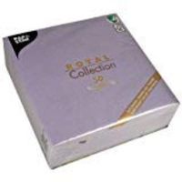 Papstar Cloth-Like Paper Disposable Dinner Napkins, 16”x16” ¼ Fold, 50 Pack, 21 Different Color options