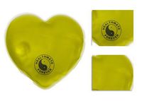 HealthmateForever Dual Comfort Hot or Cold Therapy Pack - Heart Shaped (Lemon) 4.3'' *4.3''