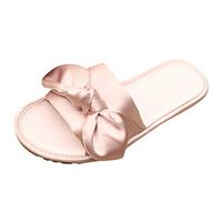 Women Slides Fashion Soft Sole Home Bathroom Slippers Beach Sandals Lightweight Cozy Bedroom Shoes Pink