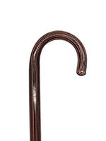 Classy Walking Canes CWC5003518 1 in. Premium Finish Crook Cane in Castania 36 inches, Wooden Walking Stick with Rubber Tips. Functional Grip