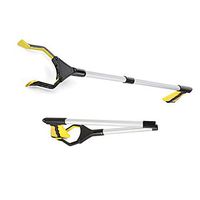 Fangfang Foldable Reacher Grabber Pickup Tool Lightweight 32" Long Arm Reacher Ergonomic Handle for Mobility Aids