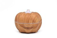 Nigecue 300ml Wood Grain Diffuser Humidifier Ultrasonic Cool Mist Humidifier with Adjustable Mist Mode Room, Waterless Auto Shut-off and 7 Color LED Lights Changing for Office Home Study Yoga Spa