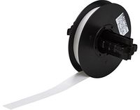 Brady 113186 Label, Vinyl Film with Permanent Adhesive, 0.500" x 100', White