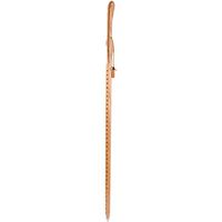 Brazos 52" Gardener's Oak Wood Walking Stick with Gardener's Yard Stick and Metal Tip, Made in the USA