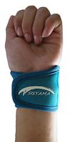 SISYAMA 2X Adjustable Neoprene Wristbands Support (Youth Teal)