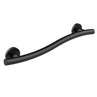 Plumb Pak GB2022-24MB Decorative Wave Grab Bar, 24 Inch, Matte Black