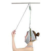 HFJKD Cervical Traction Set Cervical Traction Fixation Machine Neck Spinal Decompression Gear Neck Correction Stretcher Pain Relief,Adjustable,A